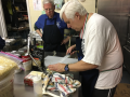 2018 Fish Fry - John and Pat prepping for another busy night